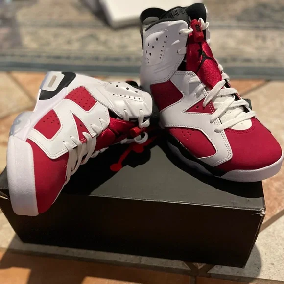 Nike Jordan carmine 6 Basketball Shoe OG Dead Stock ? ? ? Jordan 6 Retro Carmine (2021) Men main image 2